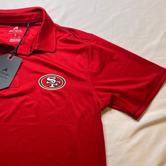 Antigua Vibrant Red 49ers Polo - Picture 5 of 12